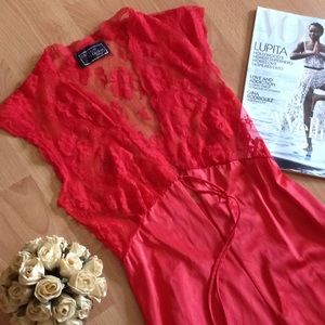 Vintage Bob Mackie Sexy Lace Night Gown